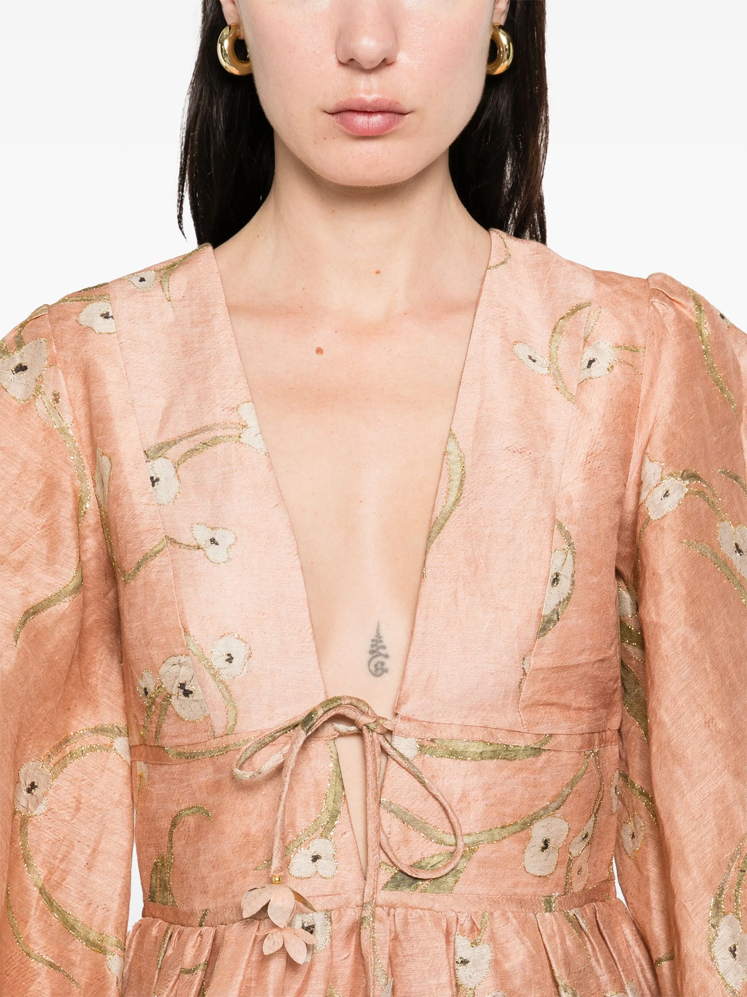 イルミネートドローンミニドレス