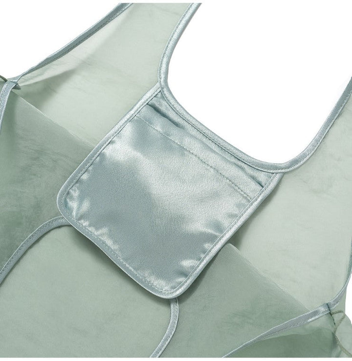 Sheer Frill Double Label Bag