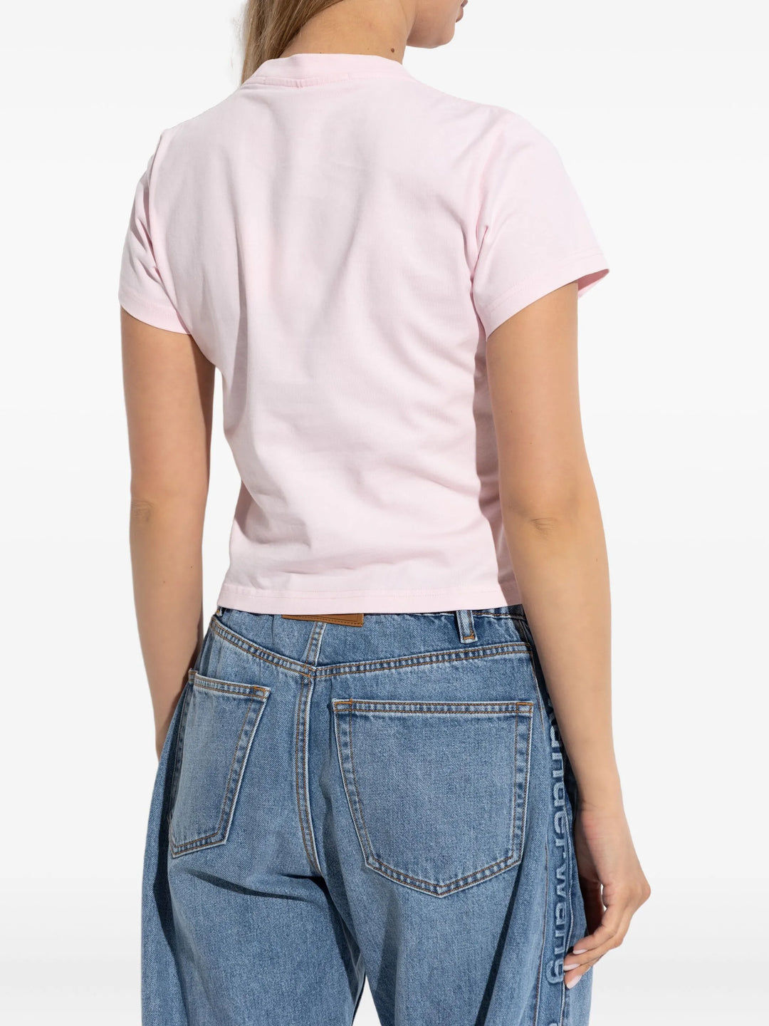 Cotton Shrunken Logo Tee