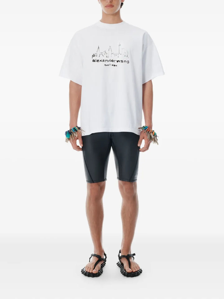 Cotton Oversized Logo T-Shirt