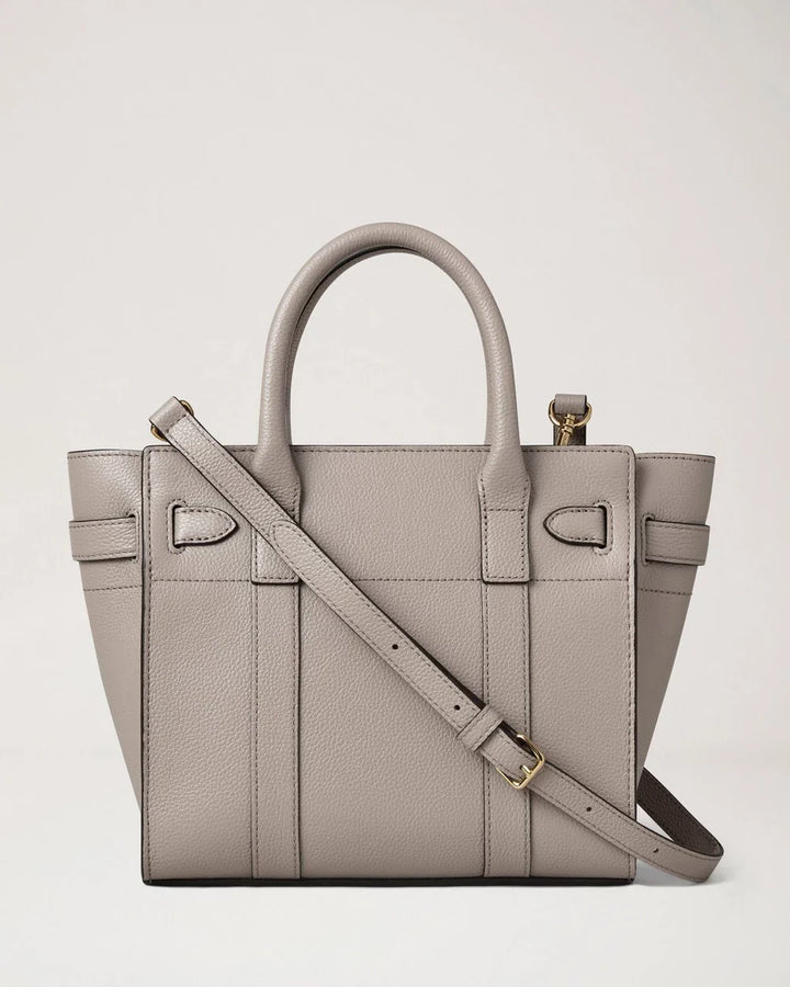 Mini Zipped Bayswater Cashmere Taupe Small Classic Grain