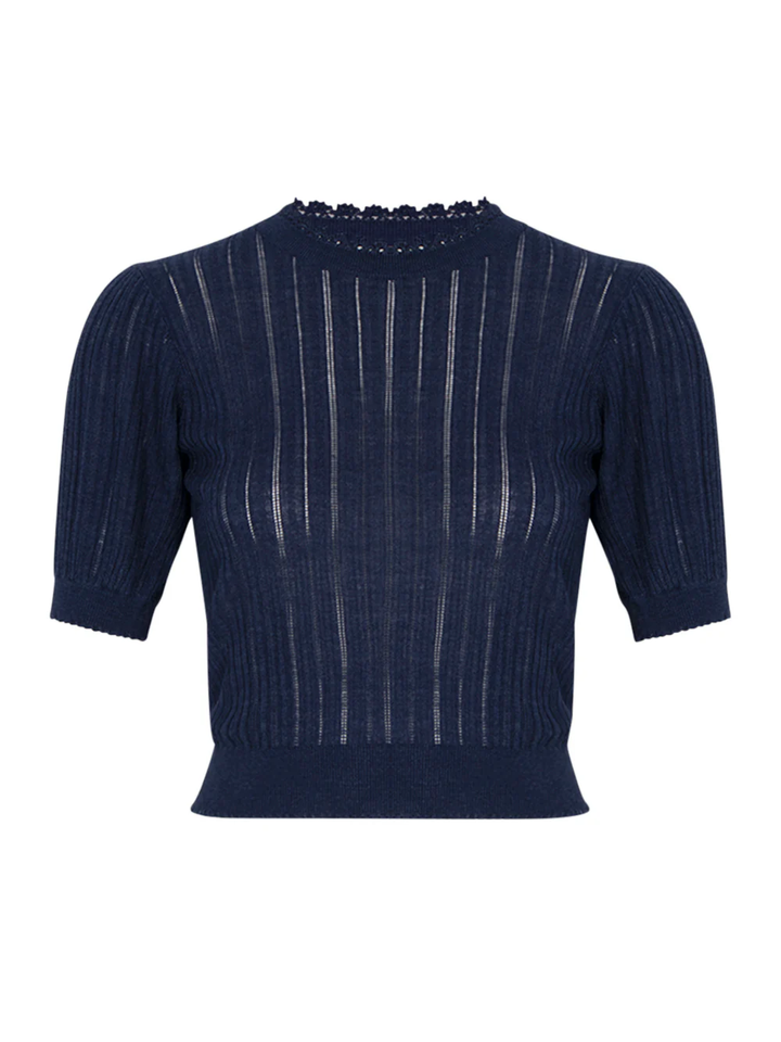 Gemma Short Sleeve Knit Top