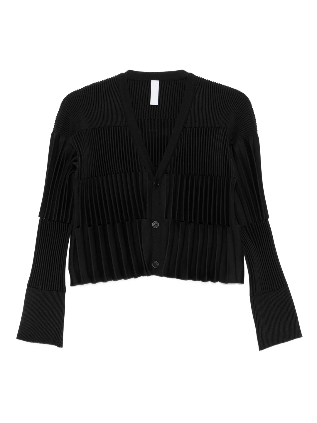 Accordion Cropped Cardigan