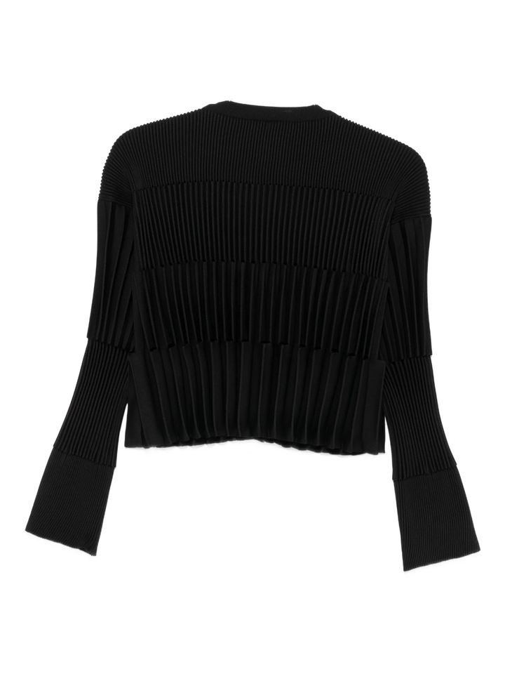 Accordion Cropped Cardigan