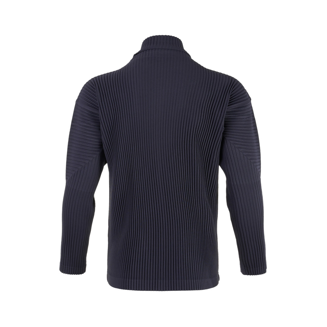 Ribbed Turtleneck Long Sleeve Top