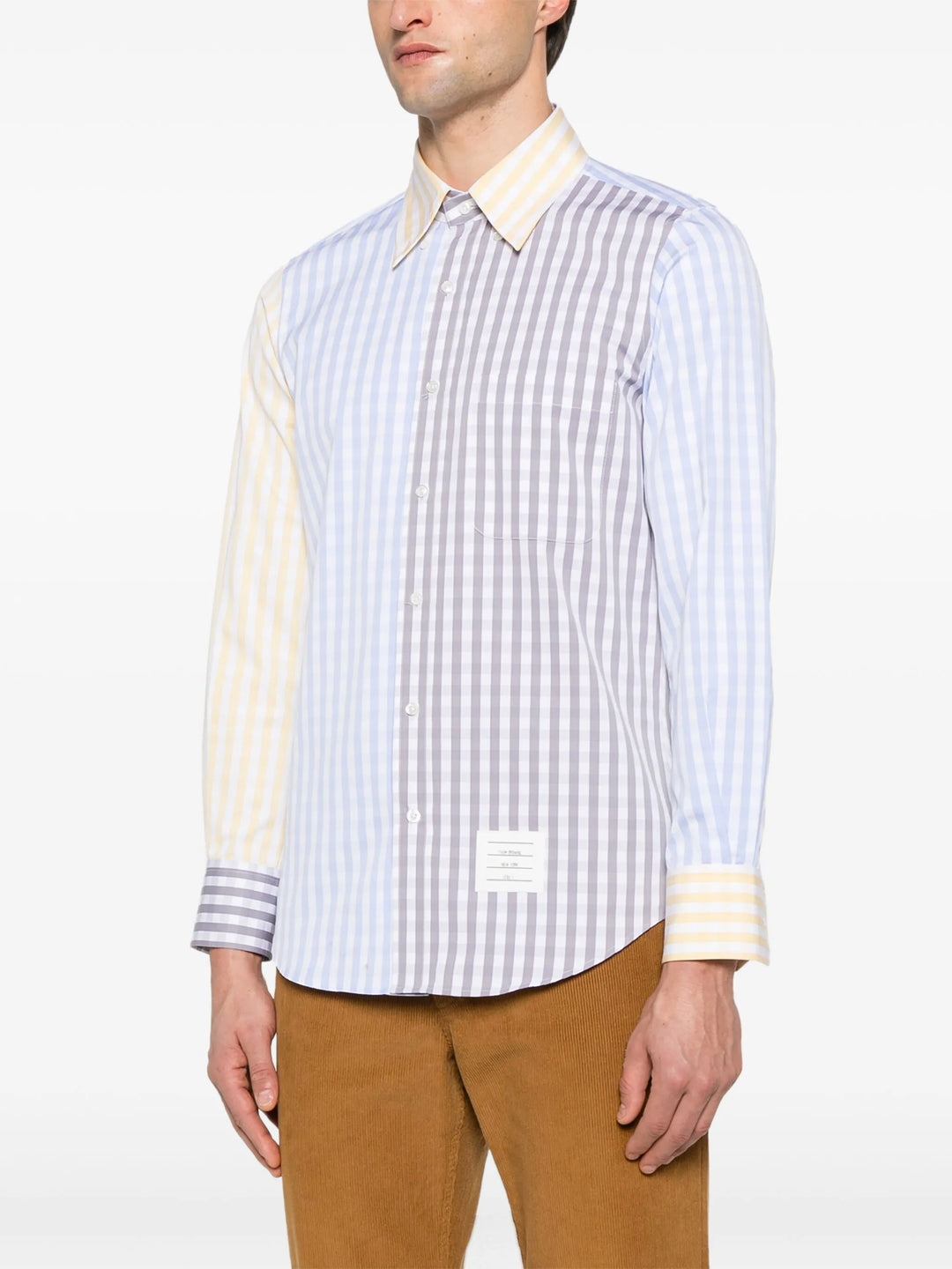 Gingham Check Poplin Funmix Shirt