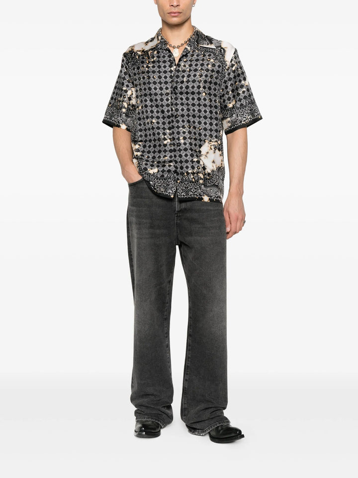 Bleach Bandana Bowling Shirt