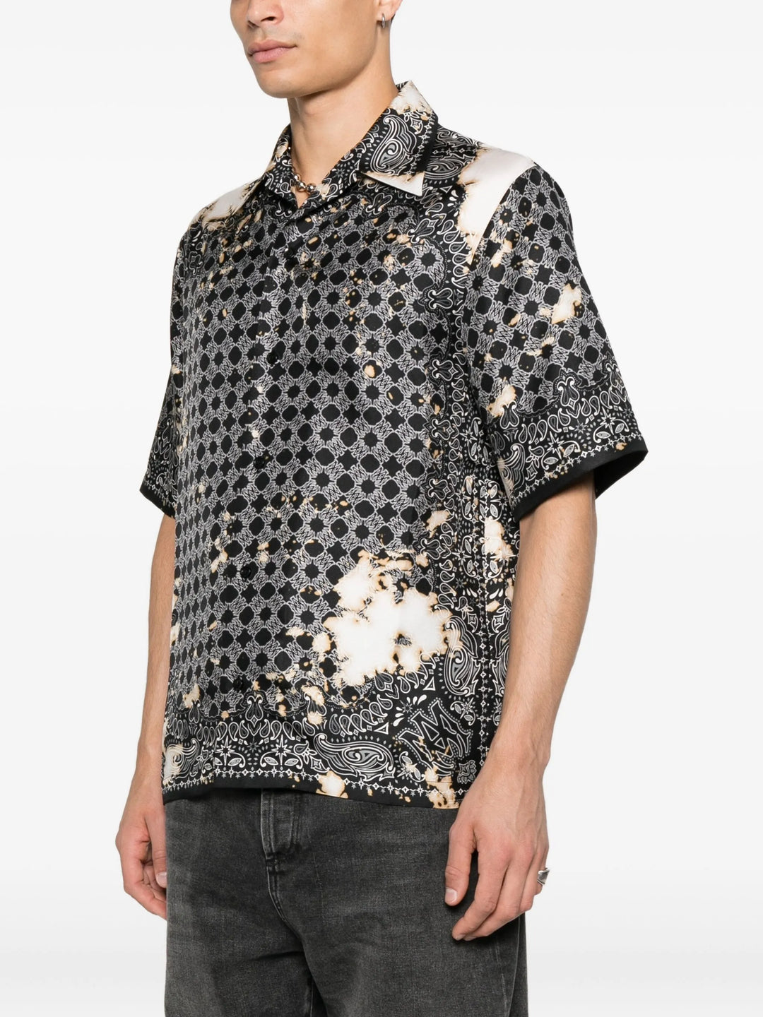 Bleach Bandana Bowling Shirt