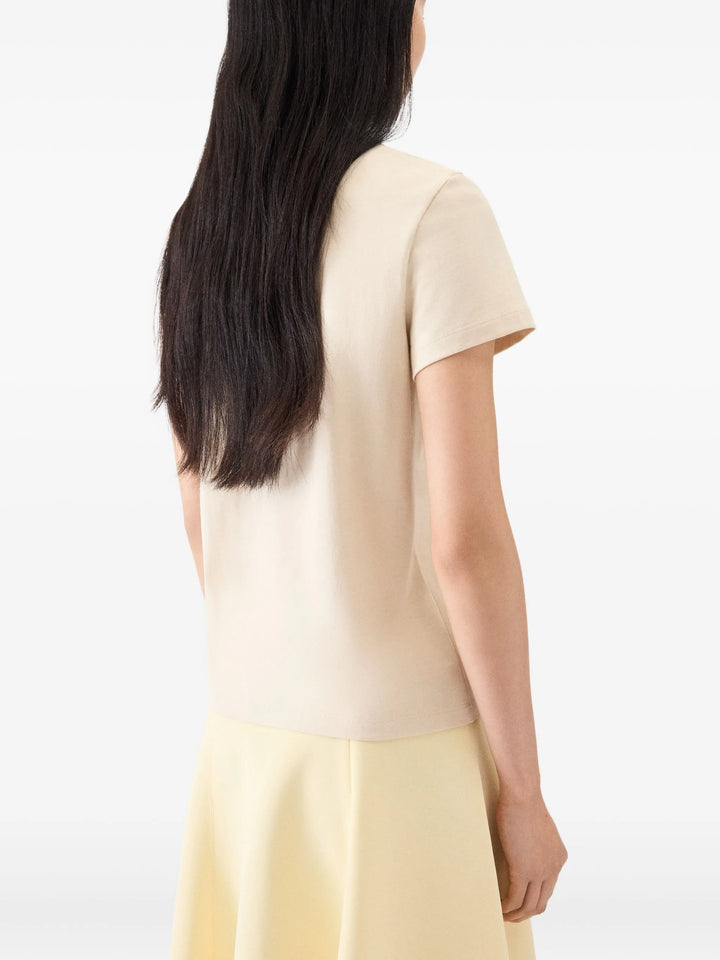 Le T-Shirt Gros Grain Manches Courtes