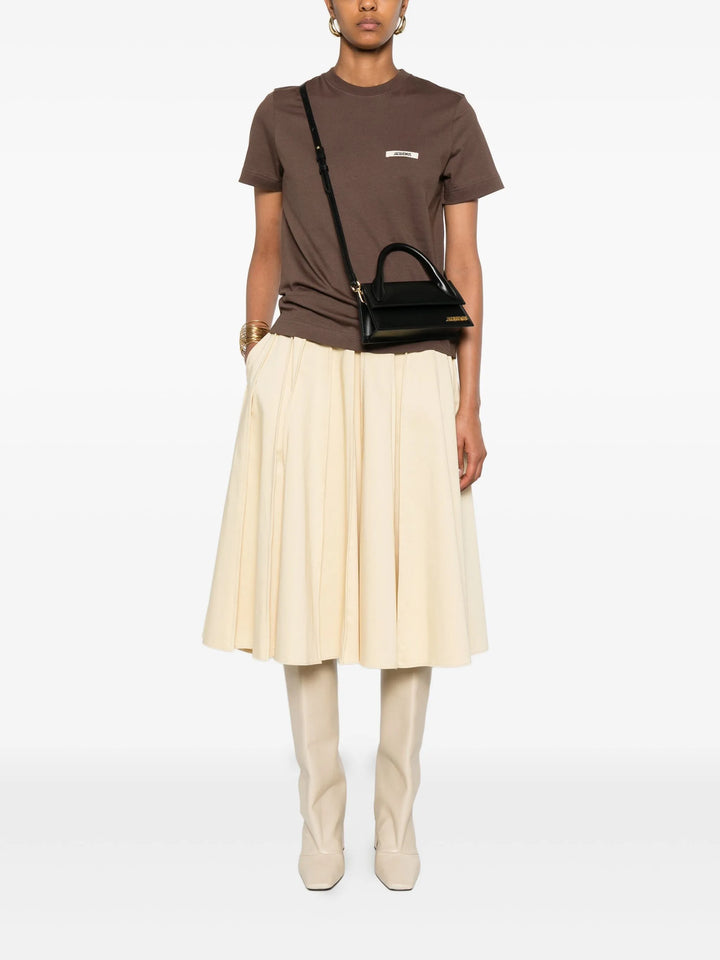 Le T-Shirt Gros Grain Manches Courtes