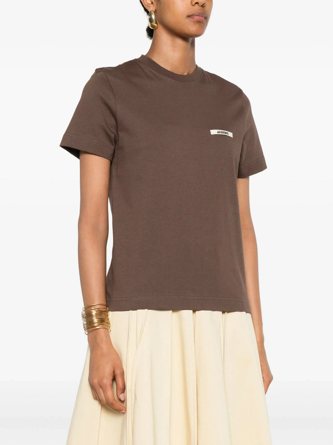 Le T-Shirt Gros Grain Manches Courtes