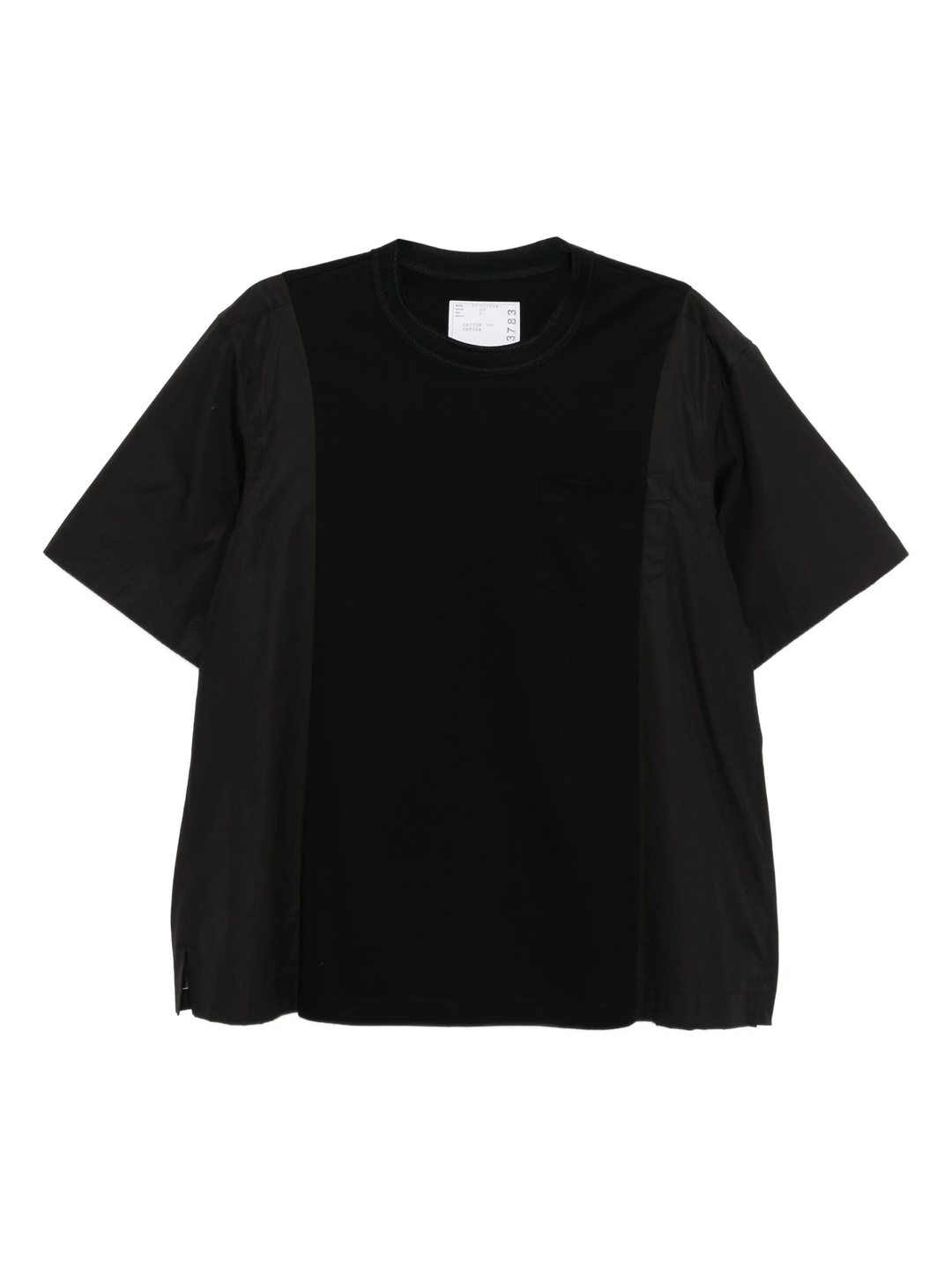 Poplin Cotton Jersey T-Shirt