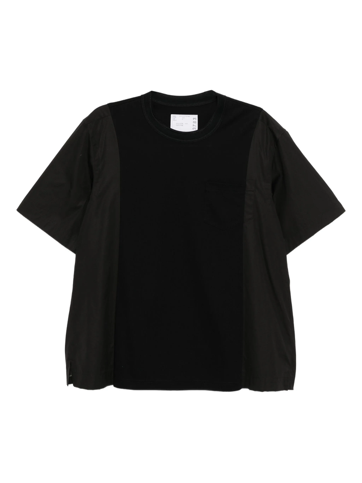 Poplin Cotton Jersey T-Shirt