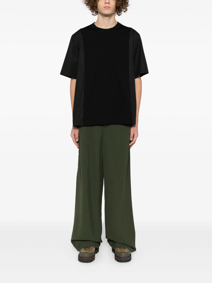 Poplin Cotton Jersey T-Shirt