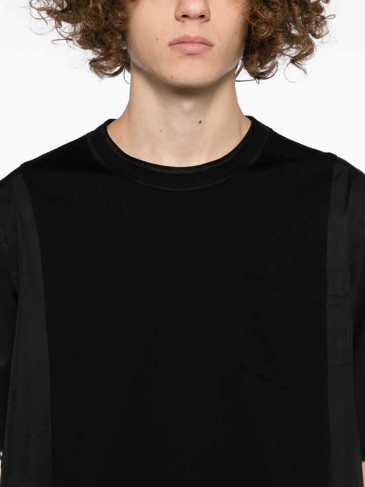 Poplin Cotton Jersey T-Shirt