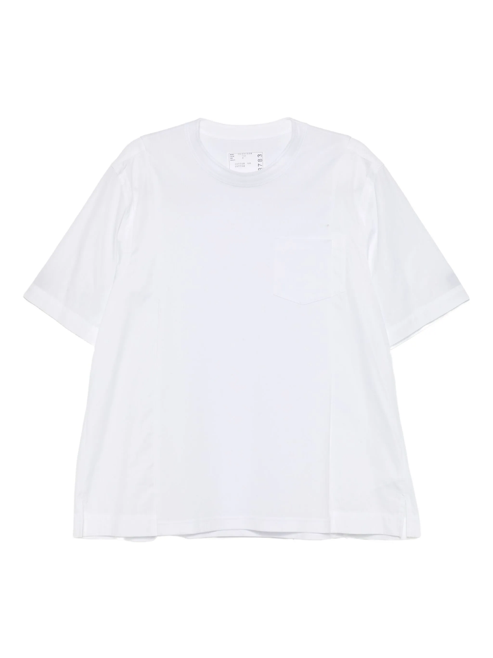 Poplin Cotton Jersey T-Shirt
