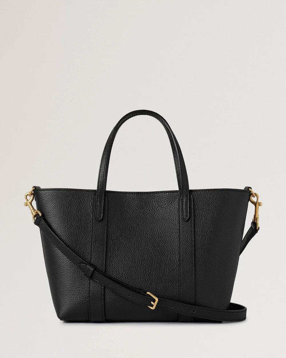 Mini Bayswater Tote Black Small Classic Grain