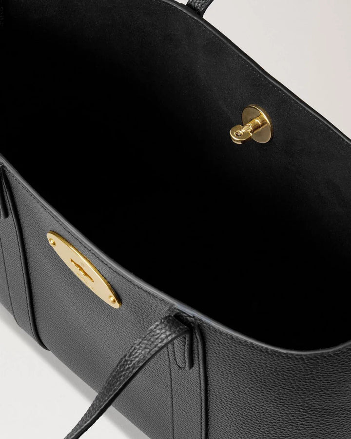 Mini Bayswater Tote Black Small Classic Grain