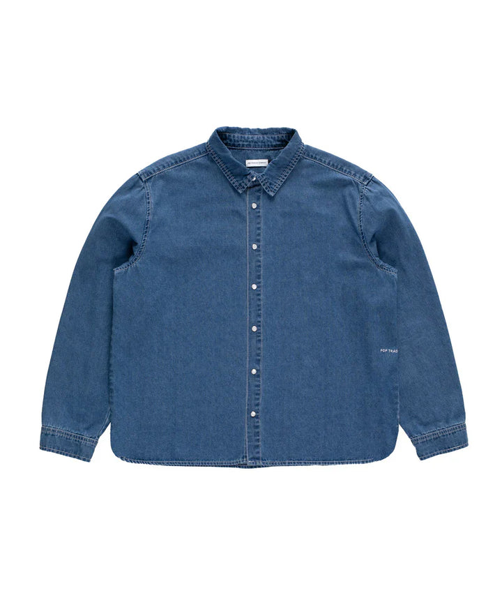Applique Logo Denim Shirt