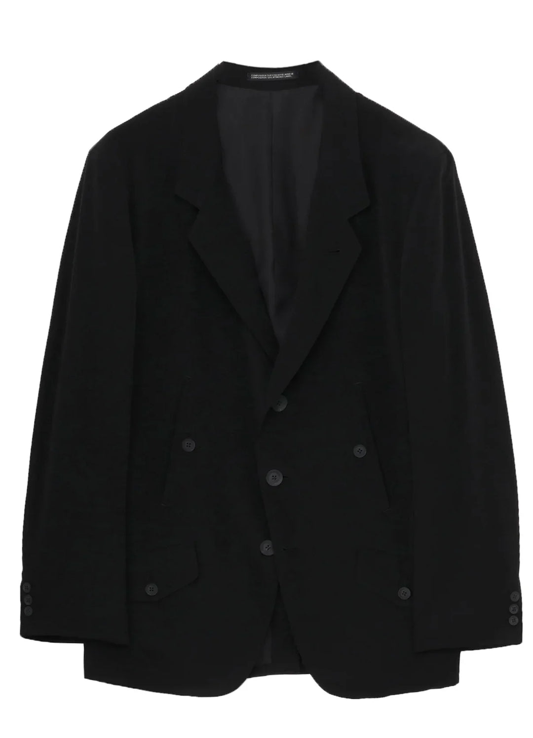 3 Buttons Jacket With Flap