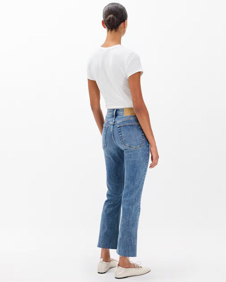 Flexi Peyton Mid-Rise Ankle Bootcut Jeans