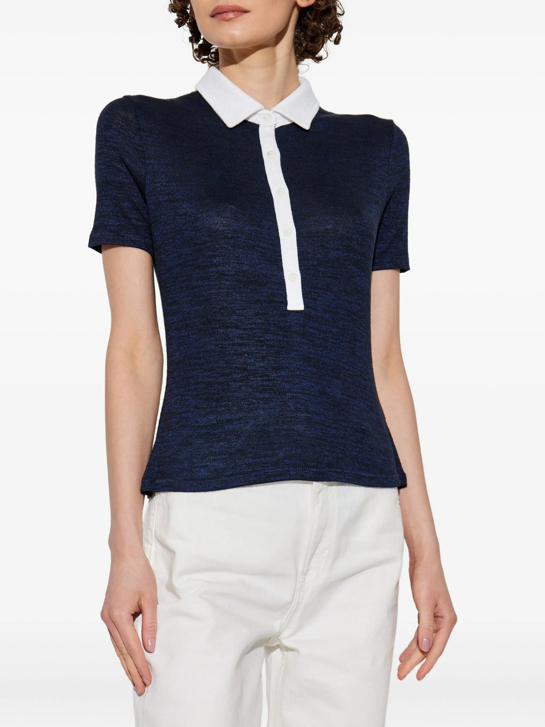The Knit Button Short Sleeve Polo
