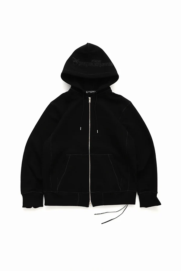 Stitched Zip-Up Hoodie