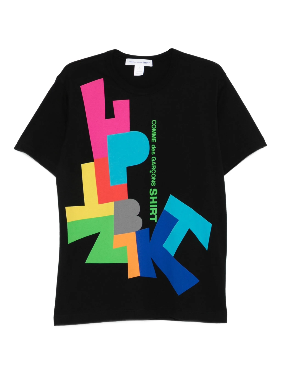 Cotton Plain Poplin With Print Tee