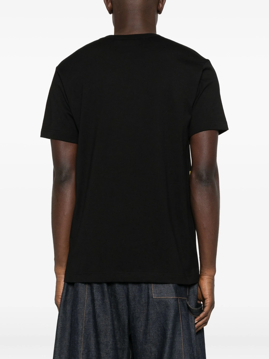 Cotton Plain Poplin With Print Tee