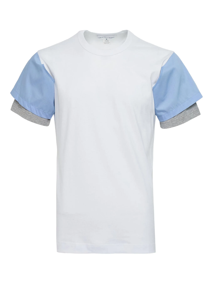 Multi-Sleeve Cotton T-Shirt