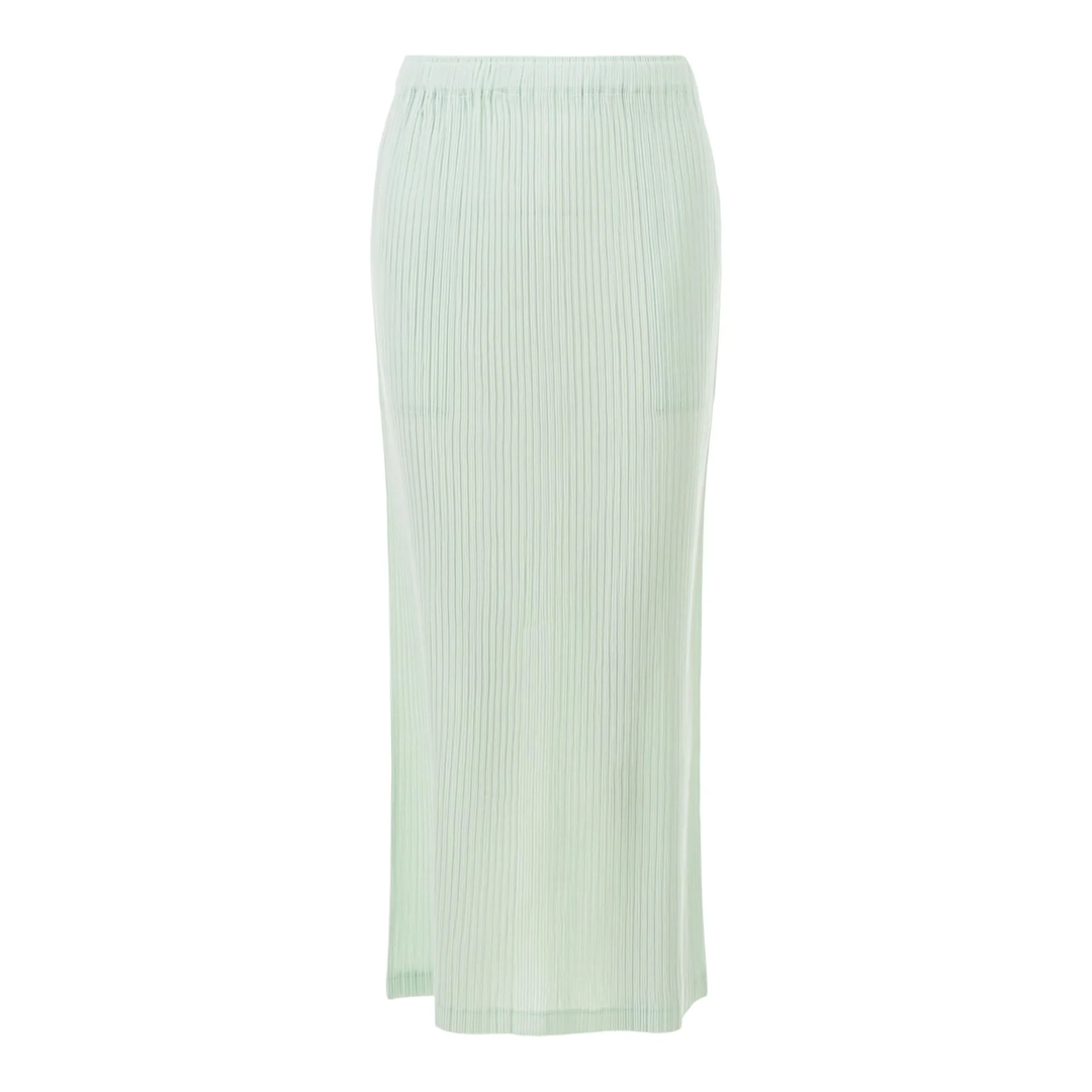 Hatching Pleats Skirt