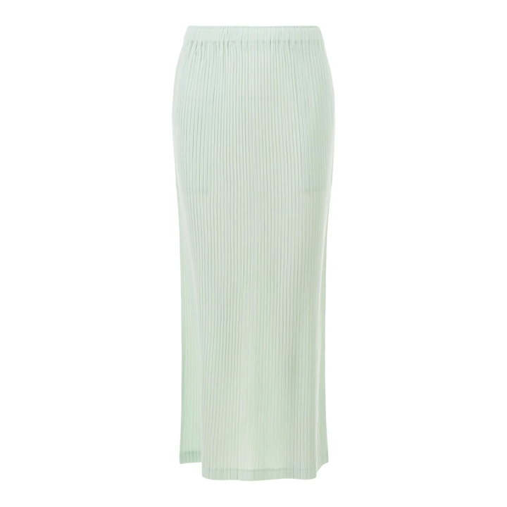 Hatching Pleats Skirt