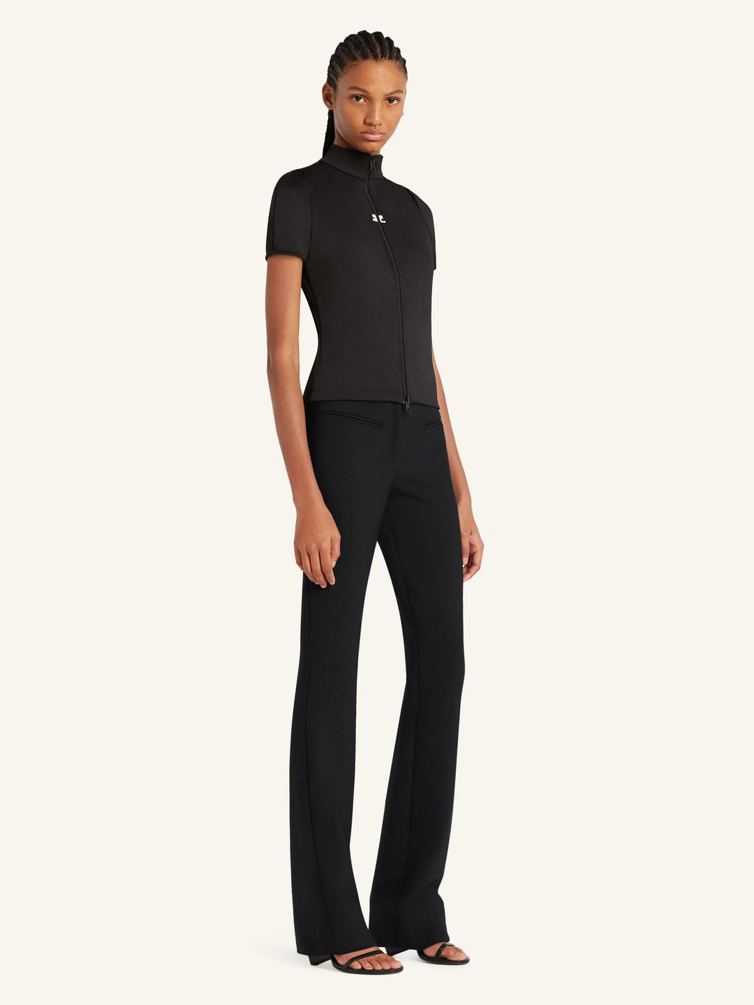 Interlock Zipped Top