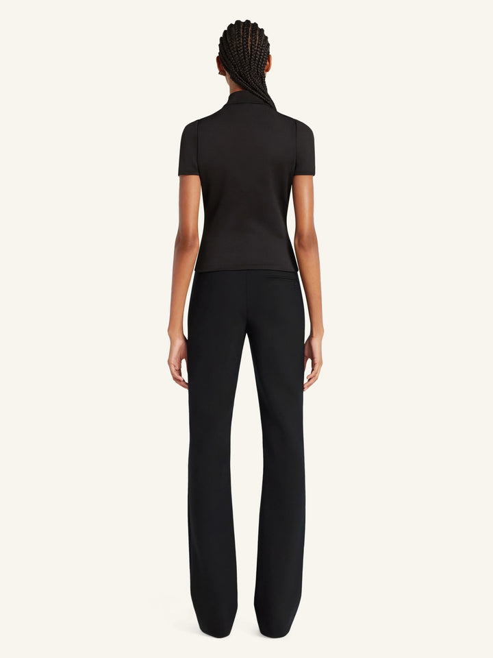 Interlock Zipped Top