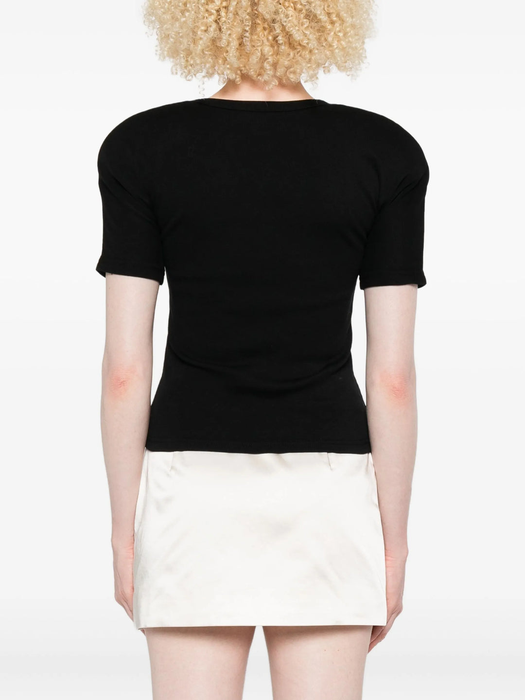 Le T-Shirt Gros Grain Manches Courtes
