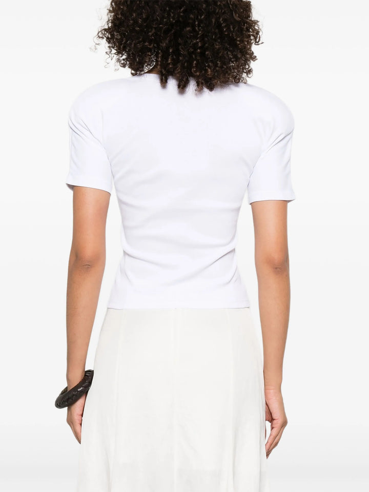 Le T-Shirt Gros Grain Manches Courtes