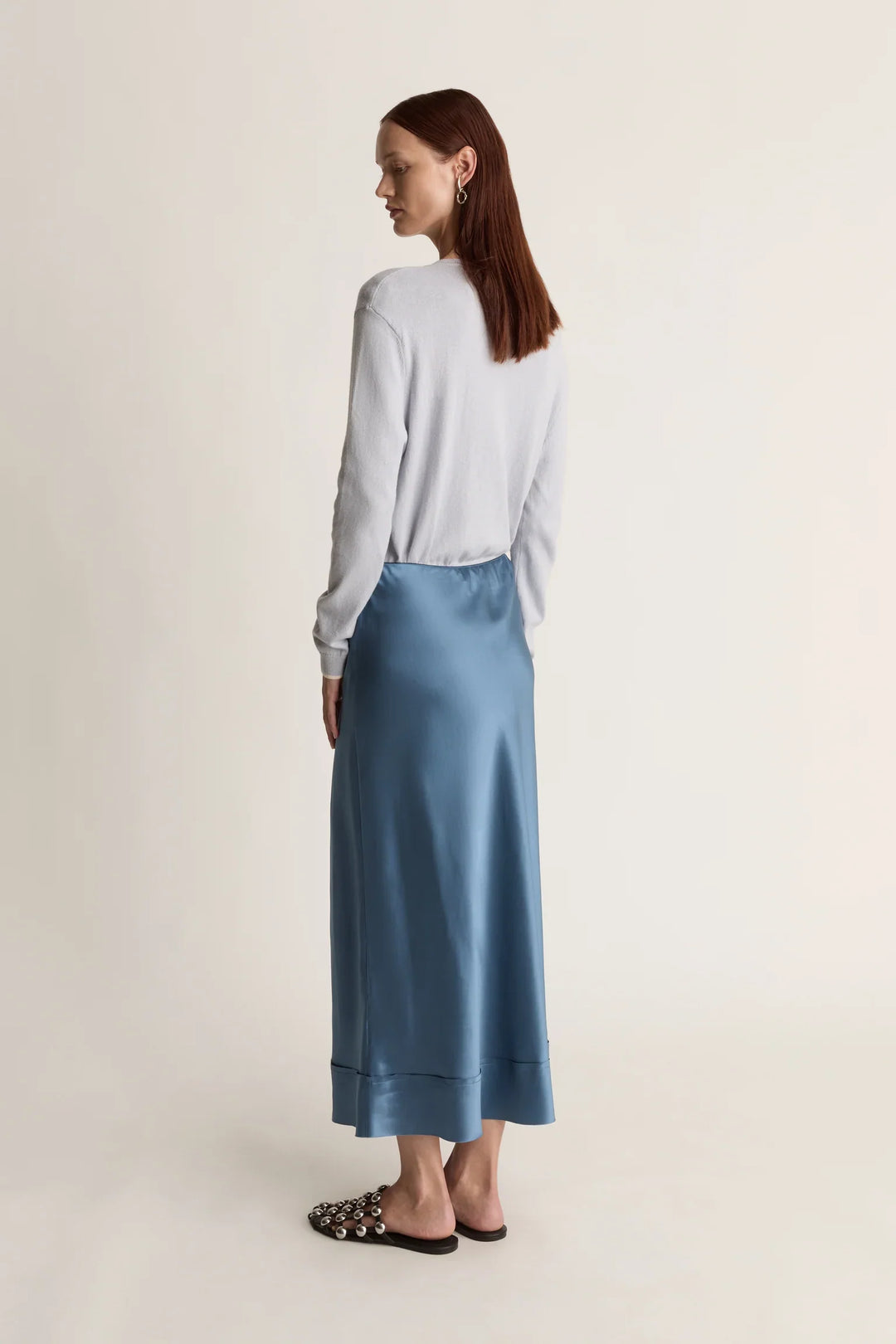 Stella Silk Satin Skirt