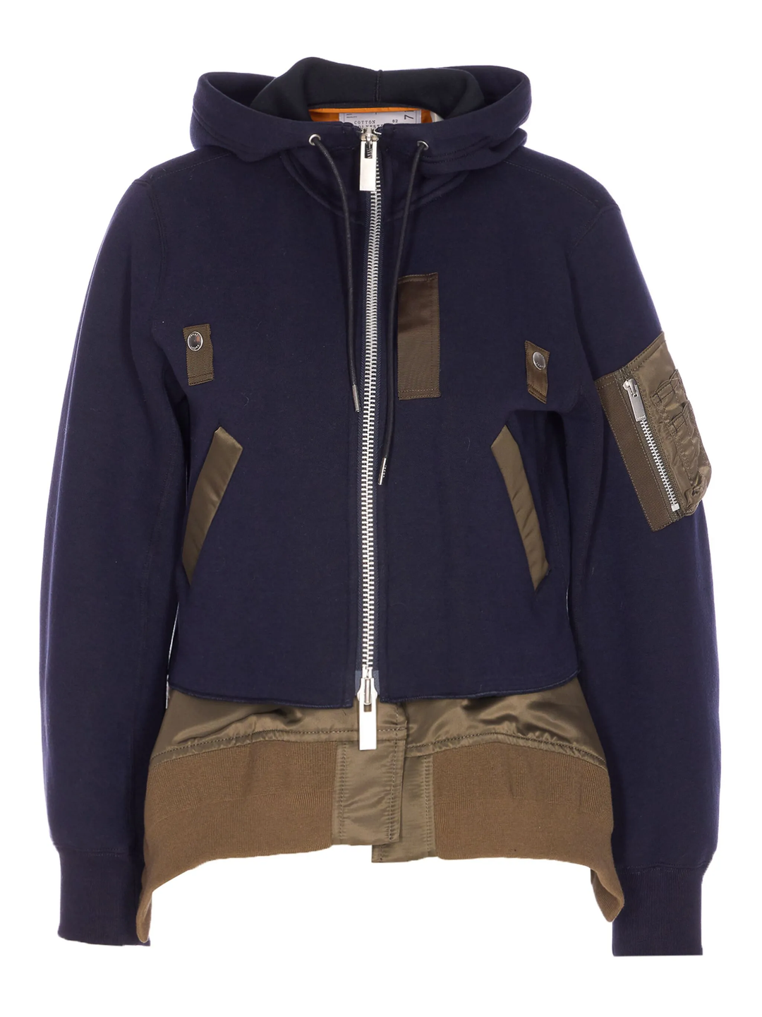 Sponge Sweat x Nylon Twill Hoodie