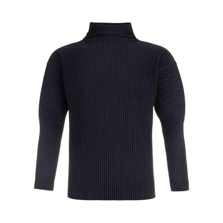 HOMME PLISSE ISSEY MIYAKE Long Sleeve Pleated Turtleneck