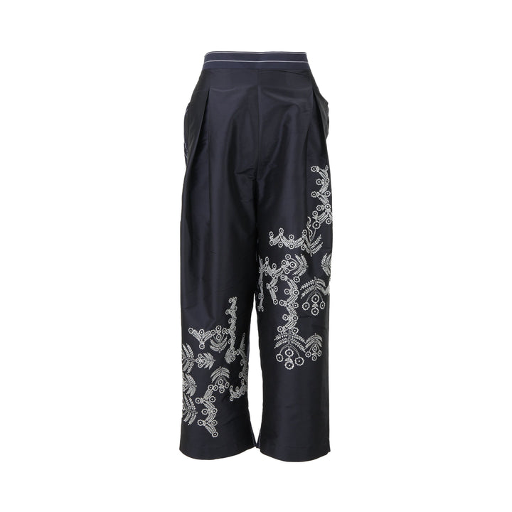 Floret 7/8 Length Taffeta Pants
