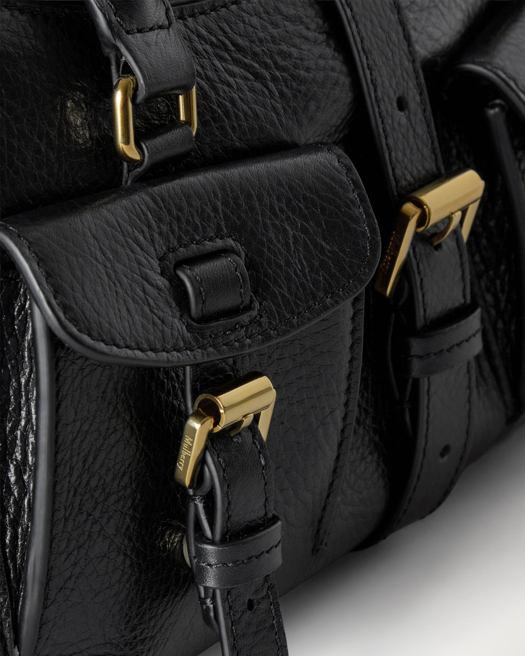 Small Roxanne Black Leather