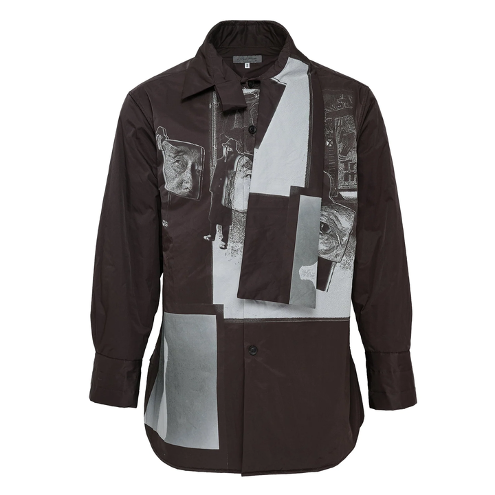 Stole Detail Padded Shirt