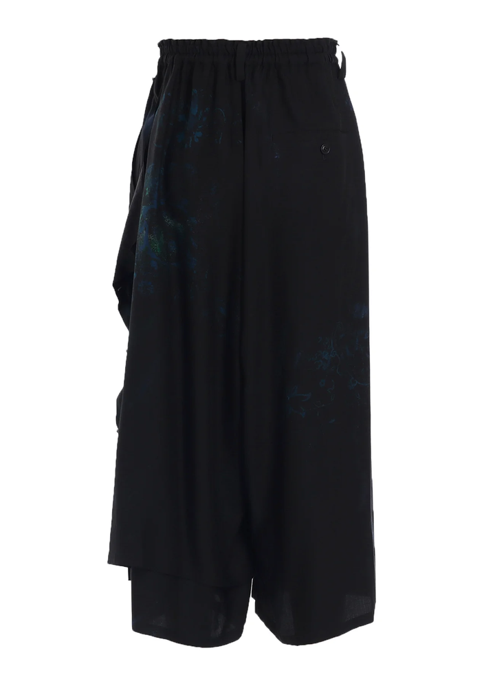 Left Double Button Open Pants