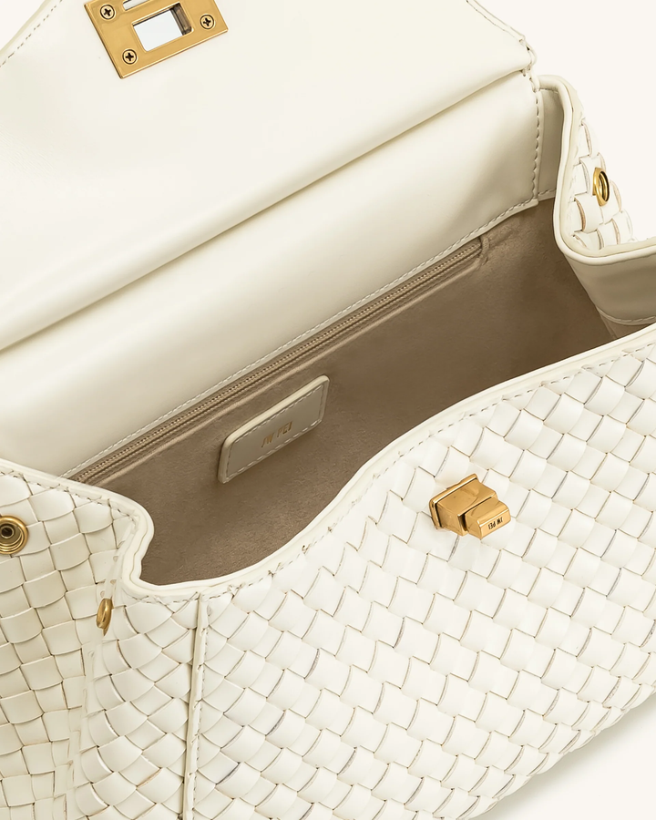 Lucia Classic Top Handle Woven Bag
