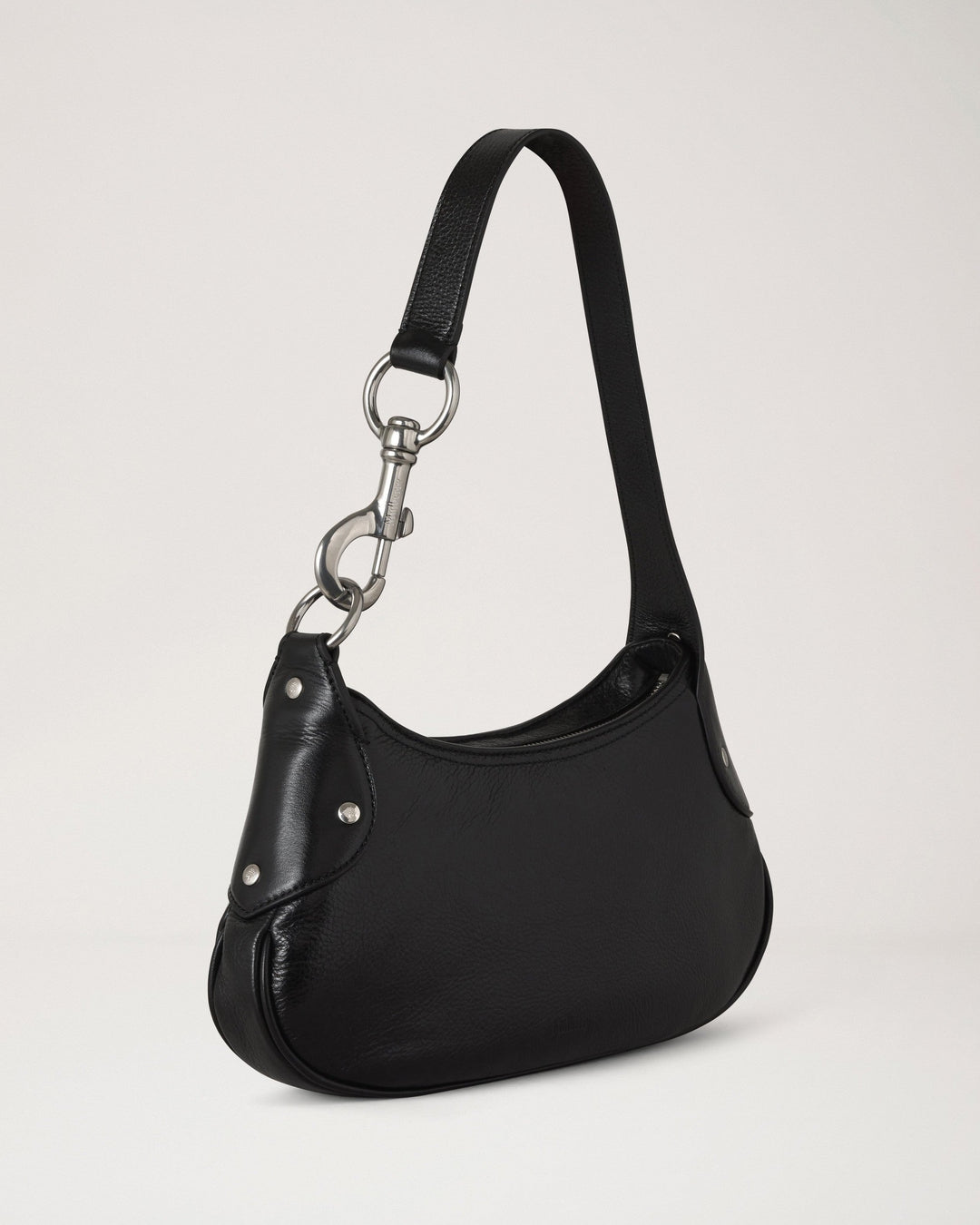 Small Hackney Shoulder Bag High Shine Leather