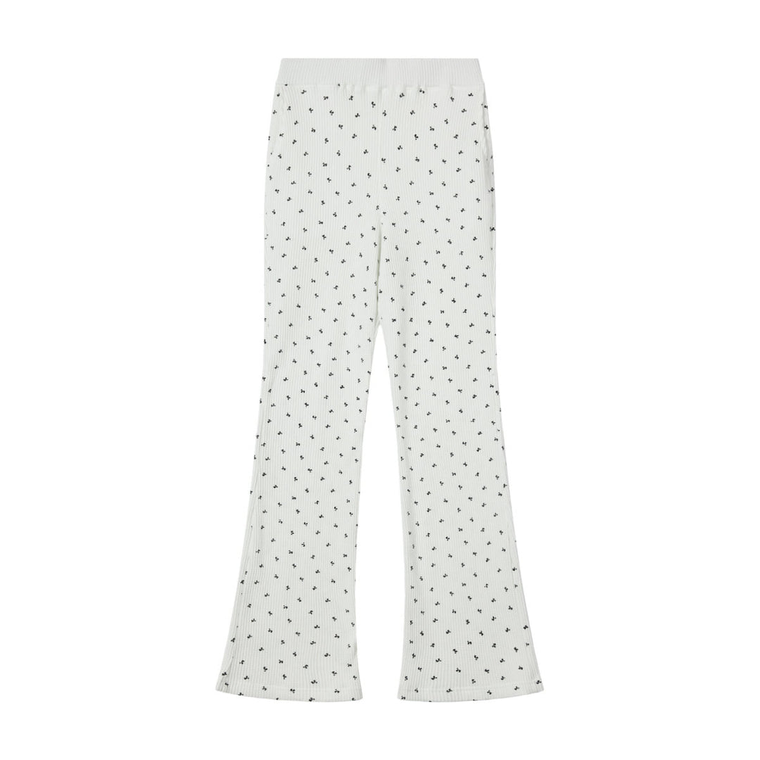 Pattern Flare Pants
