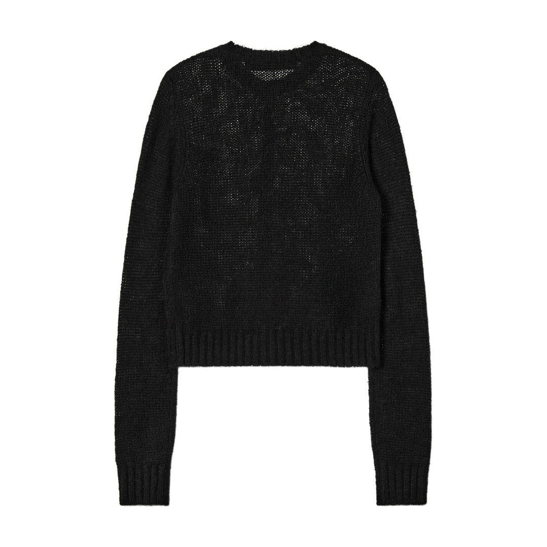 Button Hole Knit Cardigan