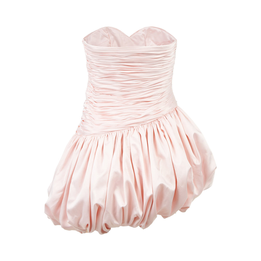 Balloon Draped Mini Dress