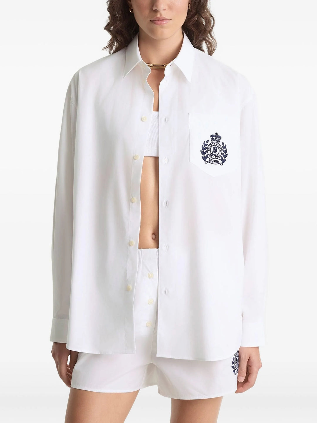NY Crest Oversized Shirt