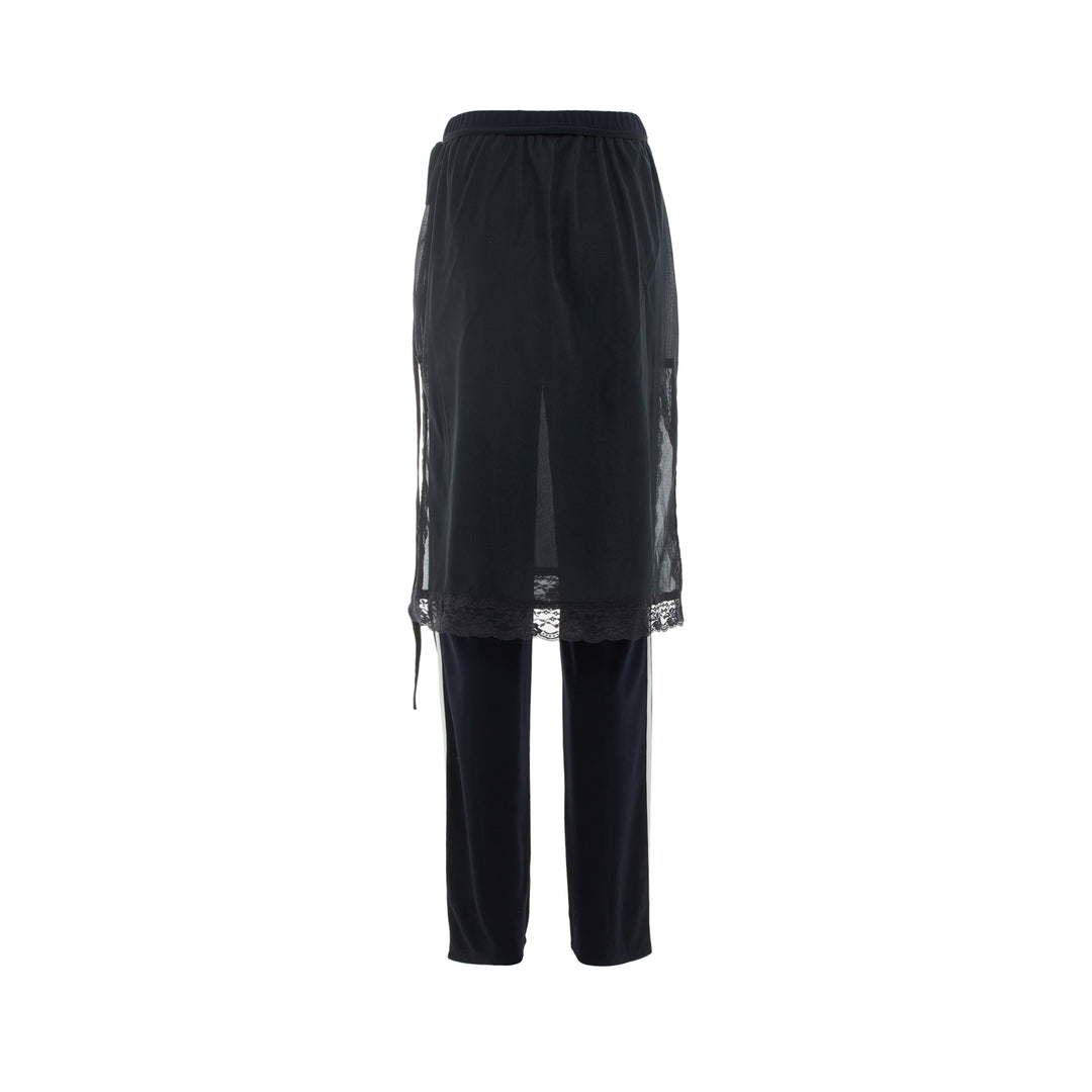 pushBUTTON Navy Skirt Layered Track Pants – Available at Club 21, Official Retailer in Singapore, Malaysia & Thailand with Global Shipping Online